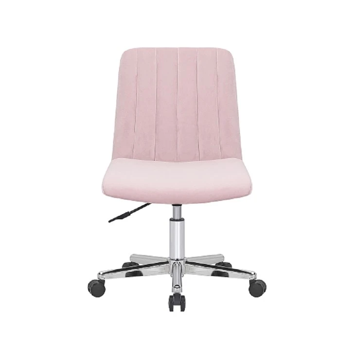Pink Velvet drejelig skrivebordsstol