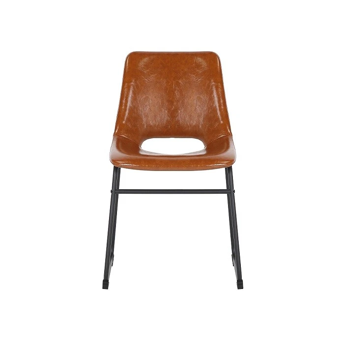 Ny model PU Cover spisestuestol med metalben