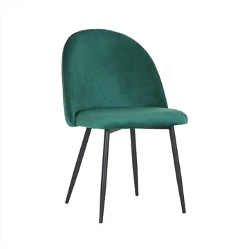 Moderigtigt nyt design velvet spisestuestol