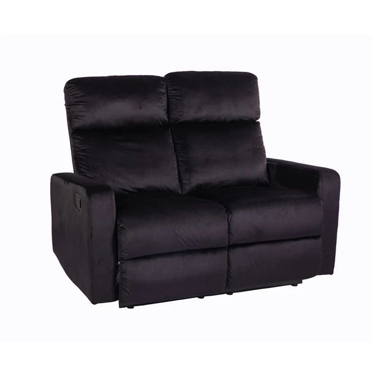 Velvet stof To-sædet hvilesofa