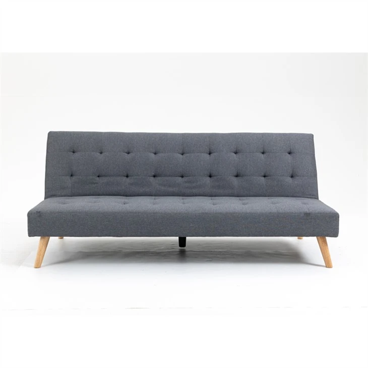 Moderne grå enkel linned sovesofa