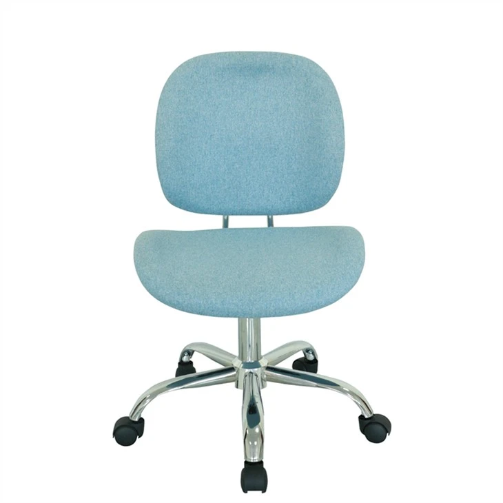 Ergonomisk design Højdejusterbar blå kontorstol