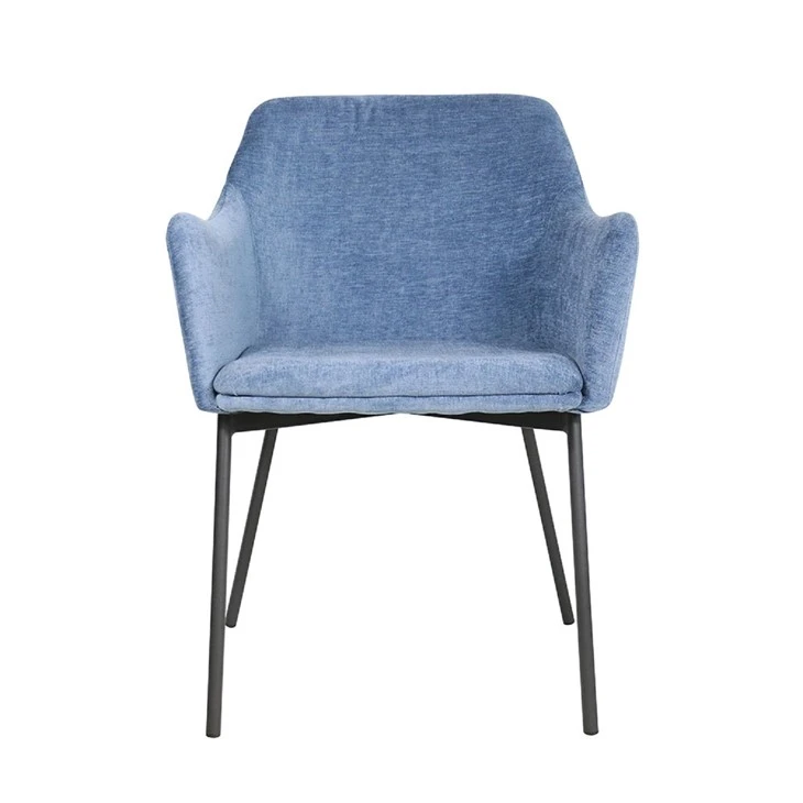 Moderigtigt nyt design velvet spisestuestol