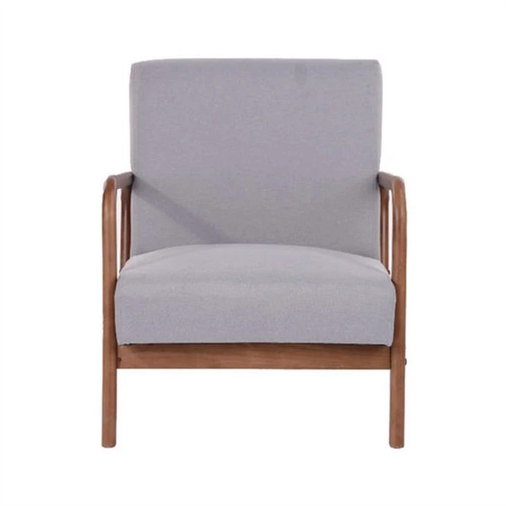 Fritidsstol Mid Century Wood Med Arme