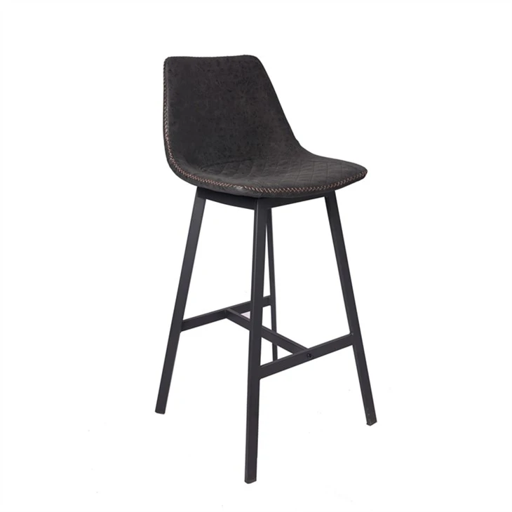 Moderne barstole høje polstrede barstole