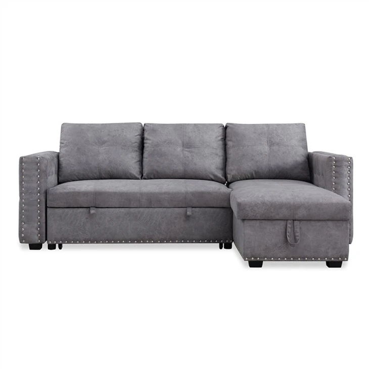 PU Storage Vendbar hjørnesovesofa