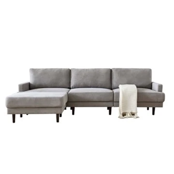 Tre personers sofa med chaiselong til stuen