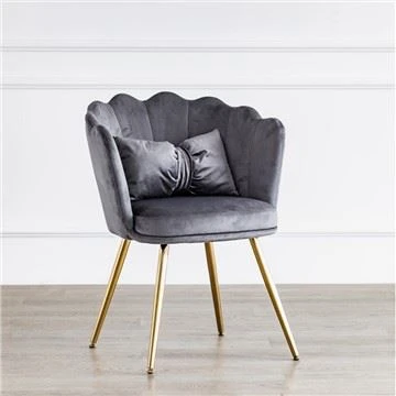 Fritids velvet lænestol