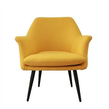 Mid-Century Stof Accent Stol med gummitræben
