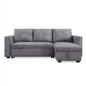 PU Storage Vendbar hjørnesovesofa