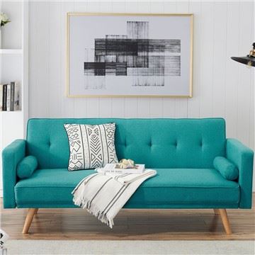 Sovesofa sammenfoldelig stof sofa