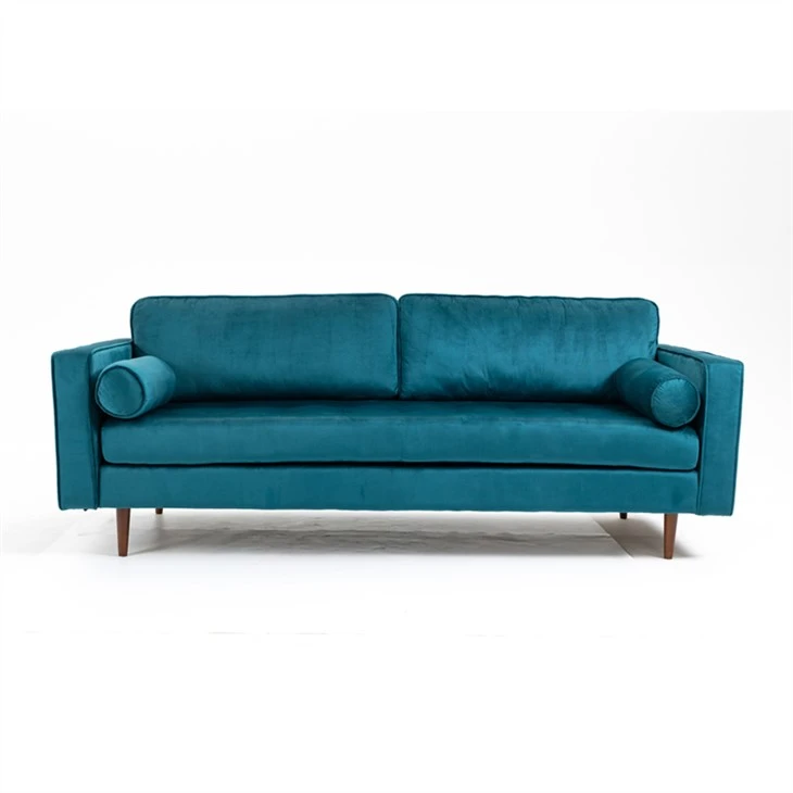 Moderne let luksus sofa i fløjlsstof
