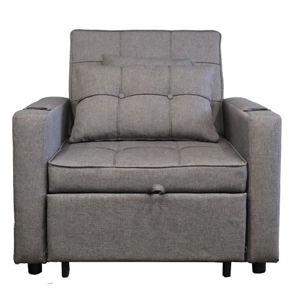 Multifunktionel sammenklappelig sovesofa, med pude sovesofa